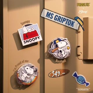 [Griptok MS PEANUTS] PEANUTS x Sheep: Snoopy Collection ที่ติดหลังโทรศัพท์ แบบแม่เหล็ก กริ๊บต็อกสนูปปี้ Peanuts