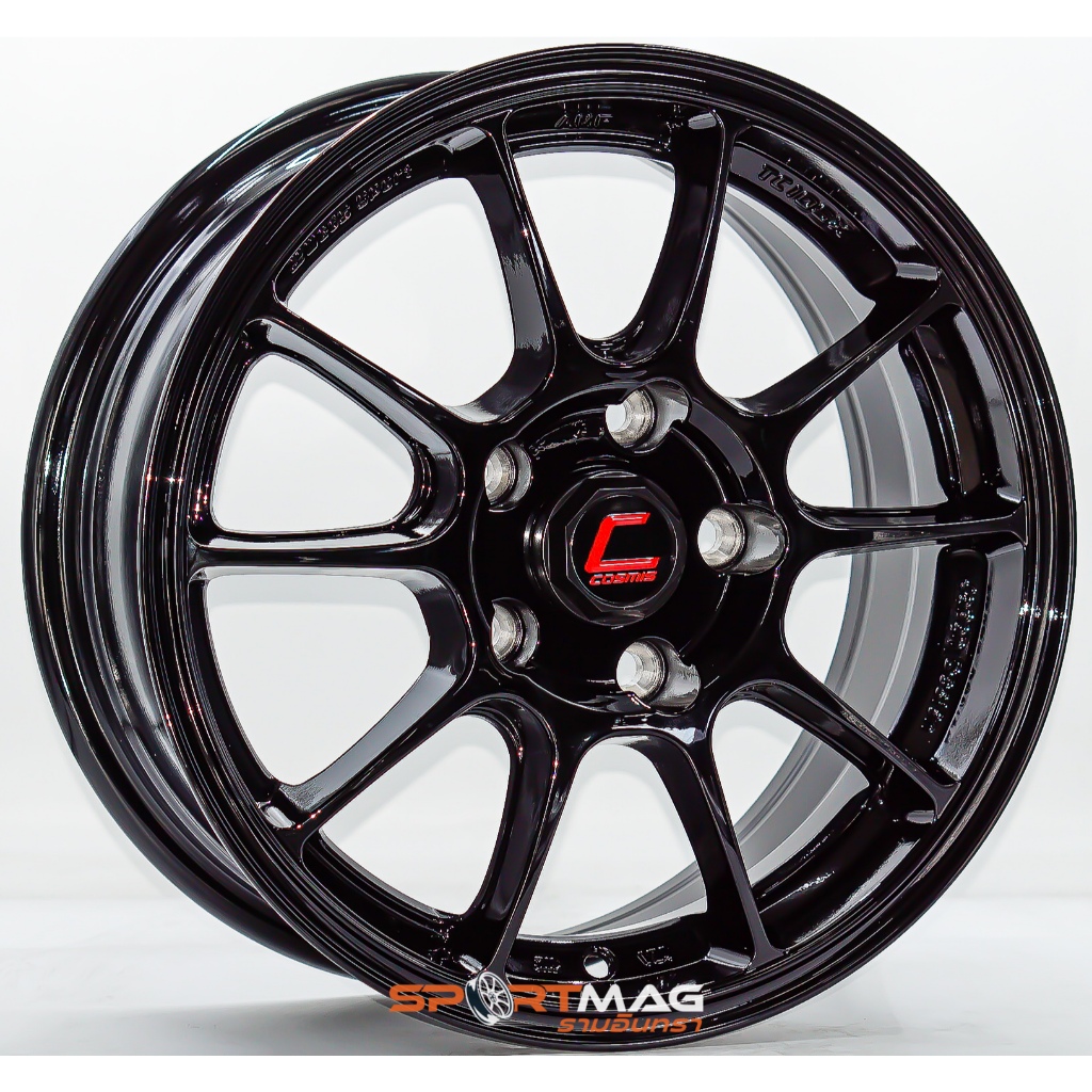 ล้อแม็ก Cosmis TC105X 5รู114 ET35 สีดำ กว้าง6.5 ขอบ15นิ้ว (ราคา4วง)
