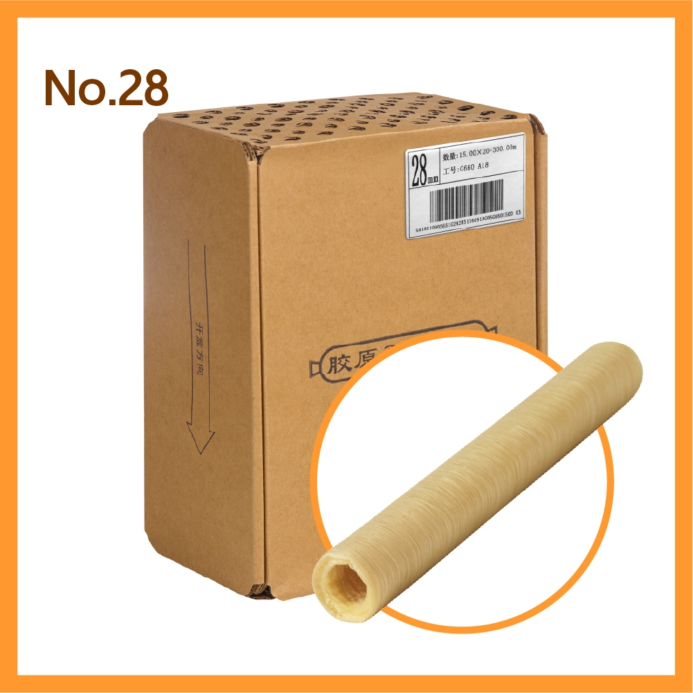 ส่งจากไทย No.28 (1 แท่ง) (เส้นผ่าศูนย์กลาง 2.8 cm) ไส้เทียมคอลลาเจน