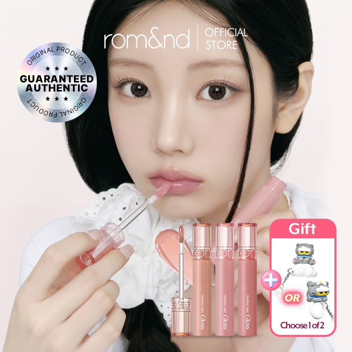 [rom&nd official] rom&nd Glasting Color Gloss 4g (17 Colors)