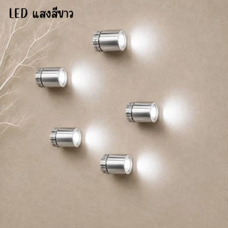 LED Warm white -ขาว+ถ่าน 3ก้อน ตกแต่งบ้านตุ๊กตา ขวดโหล งานประดิษฐ์ DIY พร็อพถ่ายรูป งานสถาปัตยกรรม