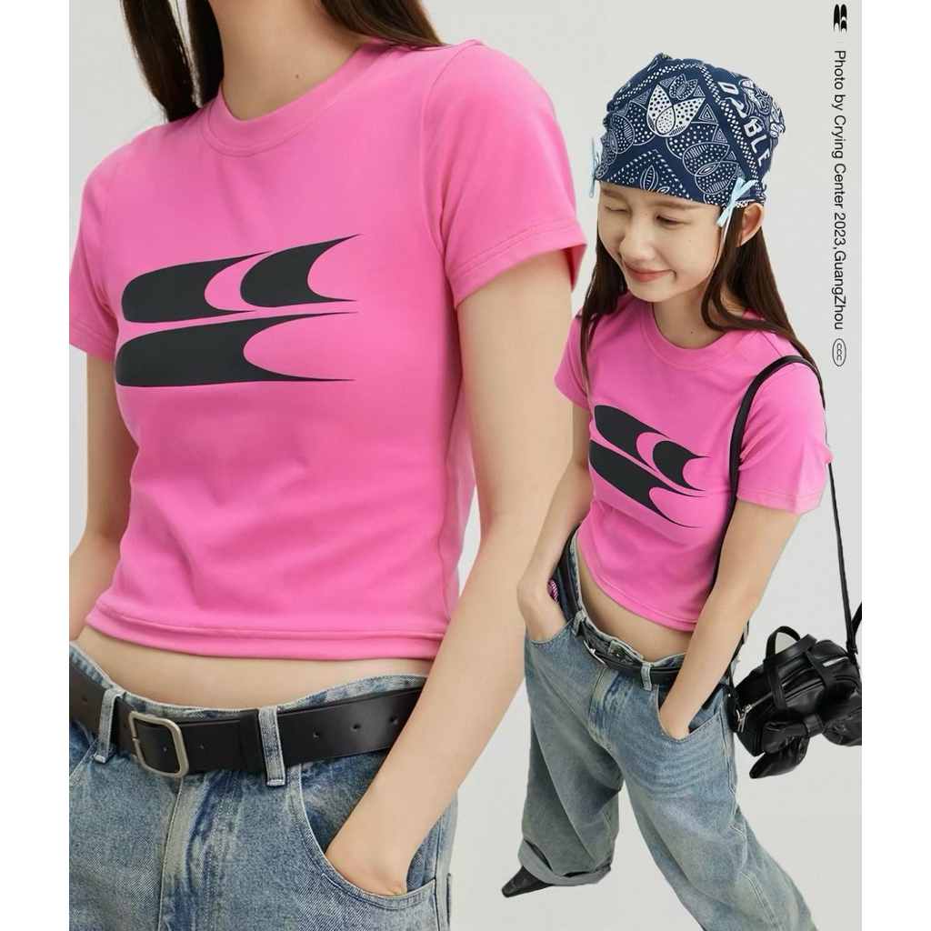 CryingCenter เสื้อยืดคอกลม Baby Tee Spice Girl CCC