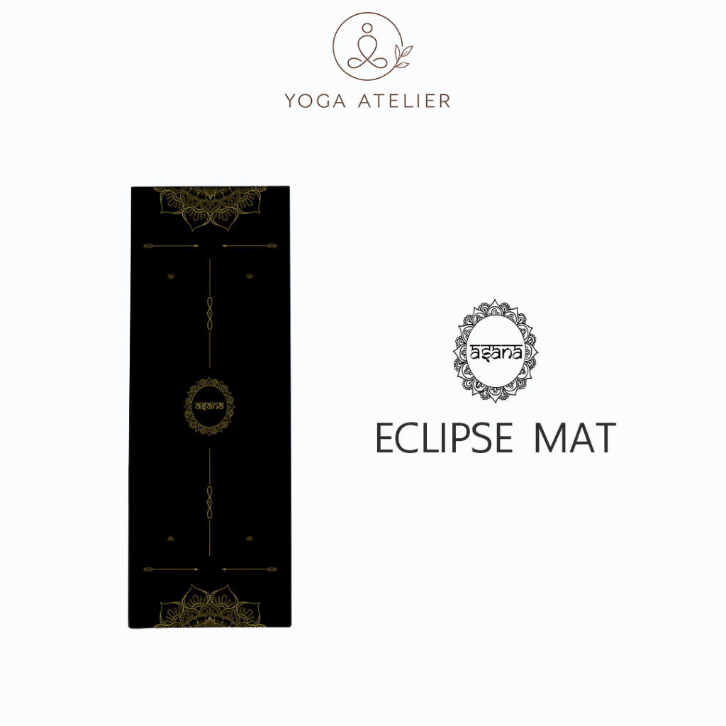 ASANA ECLIPSE NON-SLIP YOGA MAT 5mm - เสื่อโยคะ กันลื่น หนึบทั้งตอนมือแห้งและมีเหงื่อ