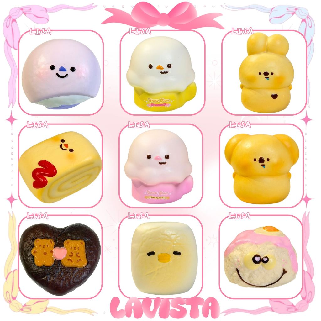 [ส่งจากไทย] รวมแบรนด์ Lisa Squishy สกุชชี่เนื้อดีกลิ่นหอมมาก
