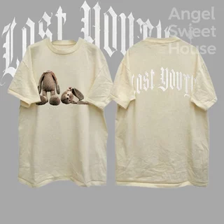 (COD) Angle Official เสื้อยืดผู้หญิงแขนสั้น ลายตุ๊กตากระต่ายน่ารัก ทรงหลวม โอเวอร์ไซซ์ ผ้านุ่ม ใส่สบาย แฟชั่นเกาหลี