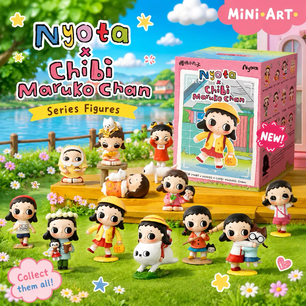 ( พร้อมส่งใน🇹🇭 ) Nyota x Chibi Maruko Chan Series Figures
