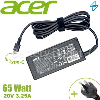 Acer Adapter ของแท้ Acer (สำหรับ Acer Lite AL14-51M, AL14-31P / Aspire Lite 16 AL16-52P Series) 65w Type-C สายชาร์จ Acer