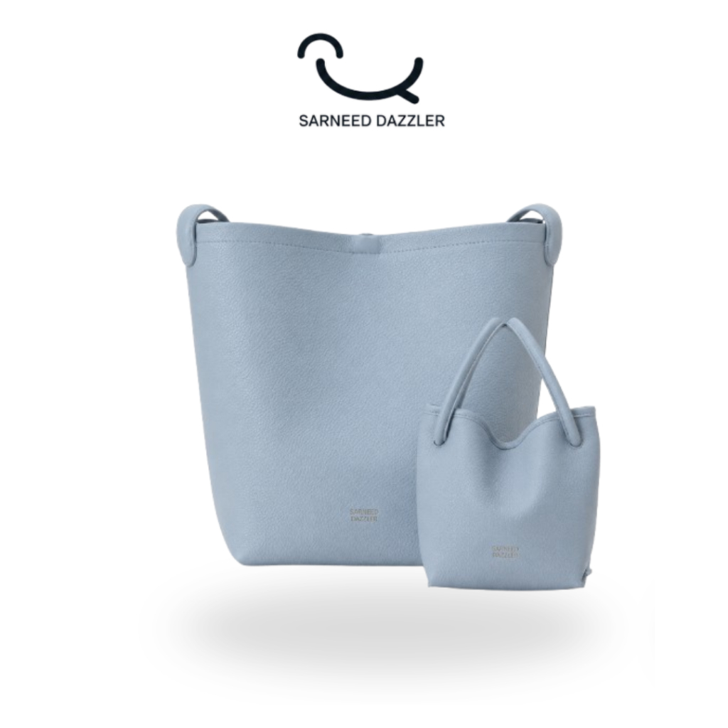 SARNEED Mira Duo Bag กระเป๋าถือสะพายไหล่ (มิร่า) ความคุ้มค่าที่ได้ถึง 2 ใบ เล็กใหญ่ไว้ใช้สลับการใช้งาน กระเป๋าทรงถัง