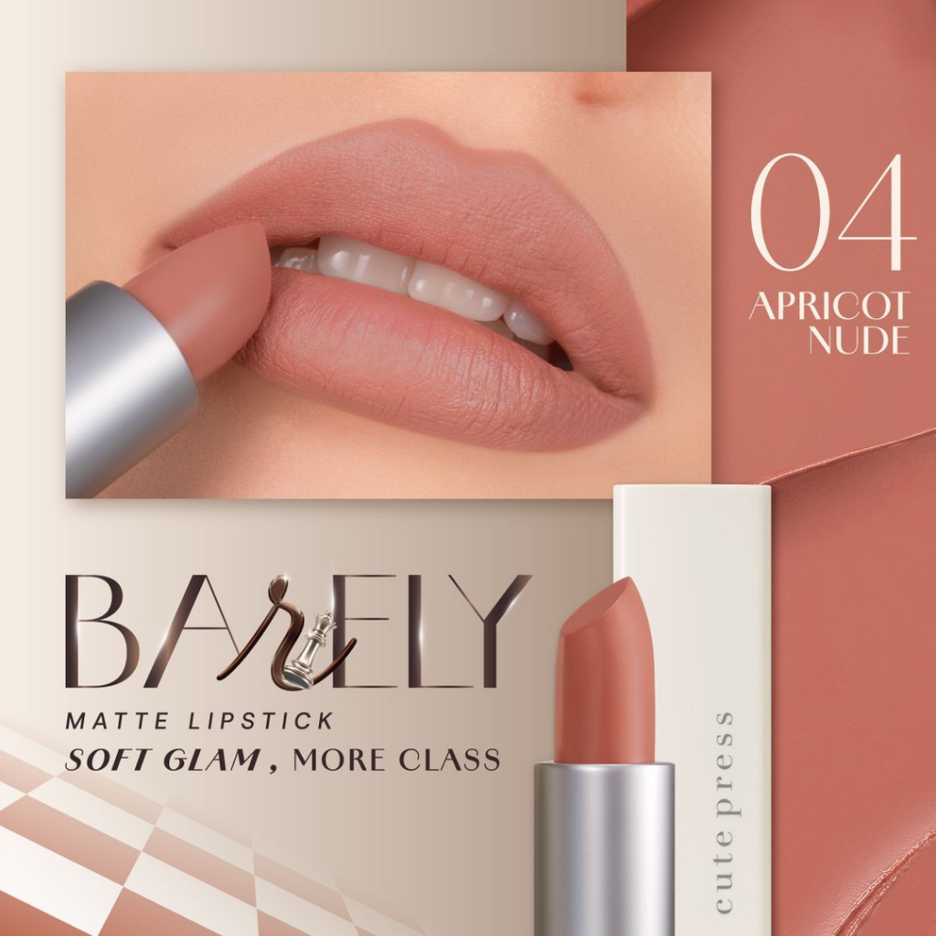Cute Press أحمر شفاه Barely Matte ‏(6 درجات) — صورة 7