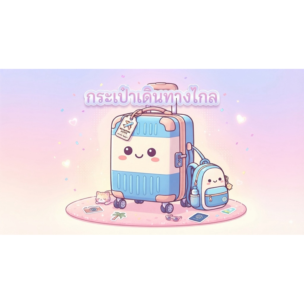 👜✨กระเป๋าเดินทางไกลสวยๆ