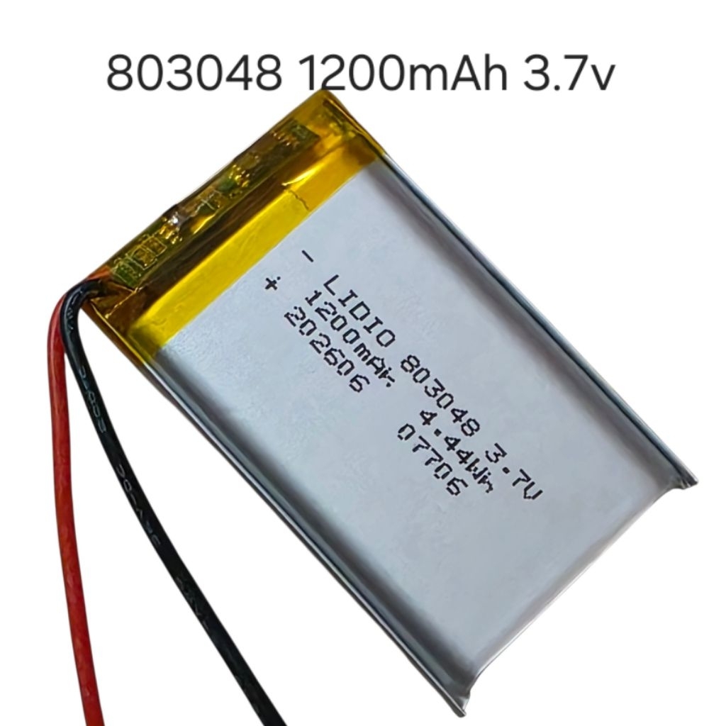 803048 1200mAh 3.7v MP3 MP4 กล้องติดรถยนต์ ลำโพง