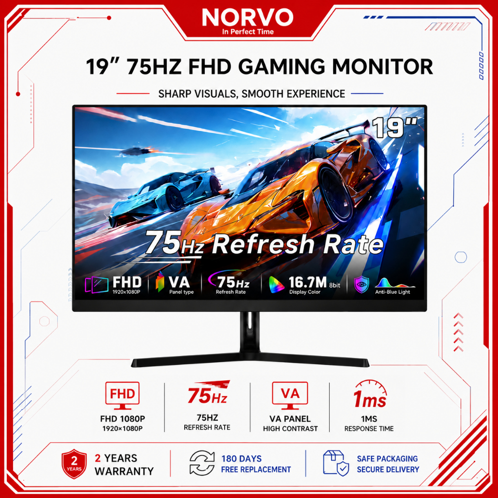 จอคอม 24 นิ้ว 144Hz IPS FHD Monitor 1920x1080 1ms  จอมอนิเตอร์เกมมิ่ง  ประกันสินค้า 3 ปี