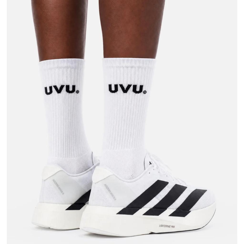 พร้อมส่ง!! UVU Running Sock (Black/White)