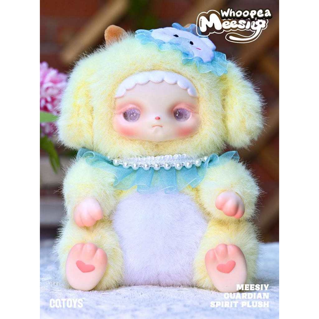 CQTOYS ของแท้ Whoopea Meesiy Guardian Spirit Plush สีเหลือง