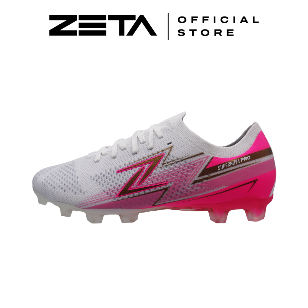ZETA حذاء كرة قدم SUPERNOVA PRO — أبيض/ذهبي — صورة 4