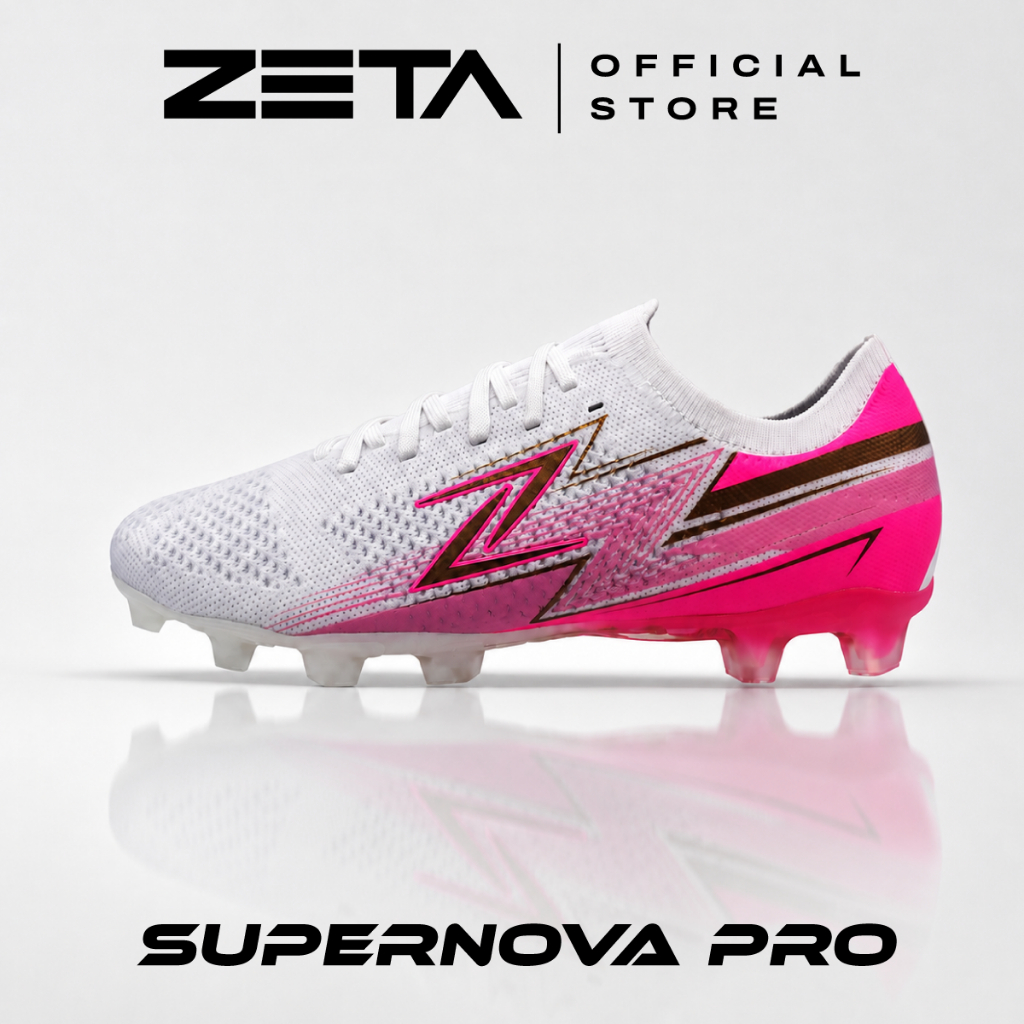 ZETA حذاء كرة قدم SUPERNOVA PRO — أبيض/ذهبي — صورة 2