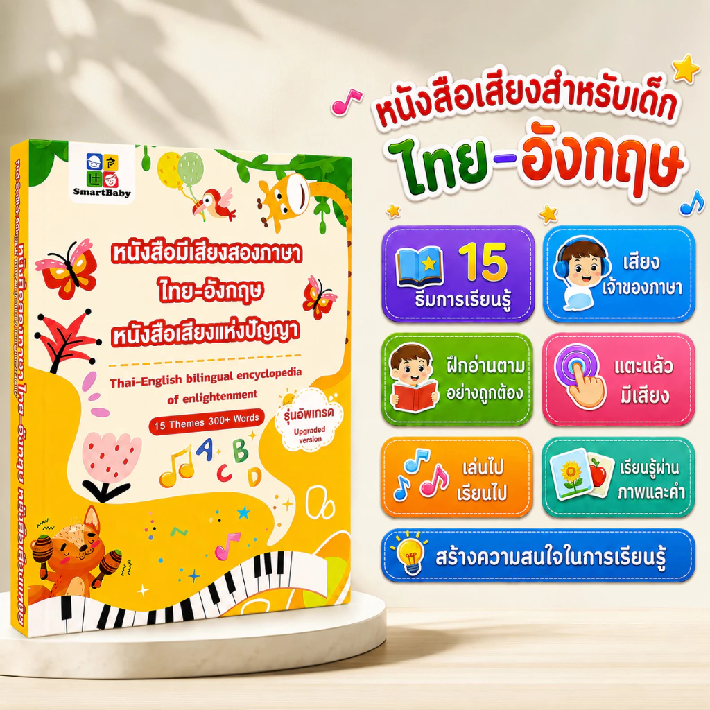 COD หนังสือเสียงสองภาษาไทยอังกฤษ นิทานชาร์จไฟได้ หนังสือเสียงเด็ก สารานุกรมเด็ก หนังสือเสริมพัฒนาการ