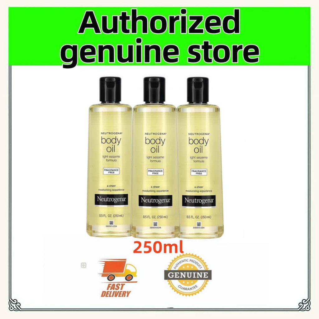 Nutrogena Skin Care Body Oil Light Sesame 250 Ml.kin Nourishing Oil, Sesame Oil Extract, Lightweight