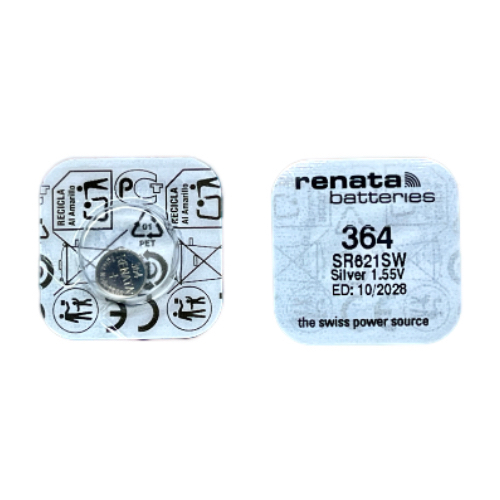 ถ่านนาฬิกายี่ห้อ renata 364/SR621SW Swiss Made (0% Mercury)