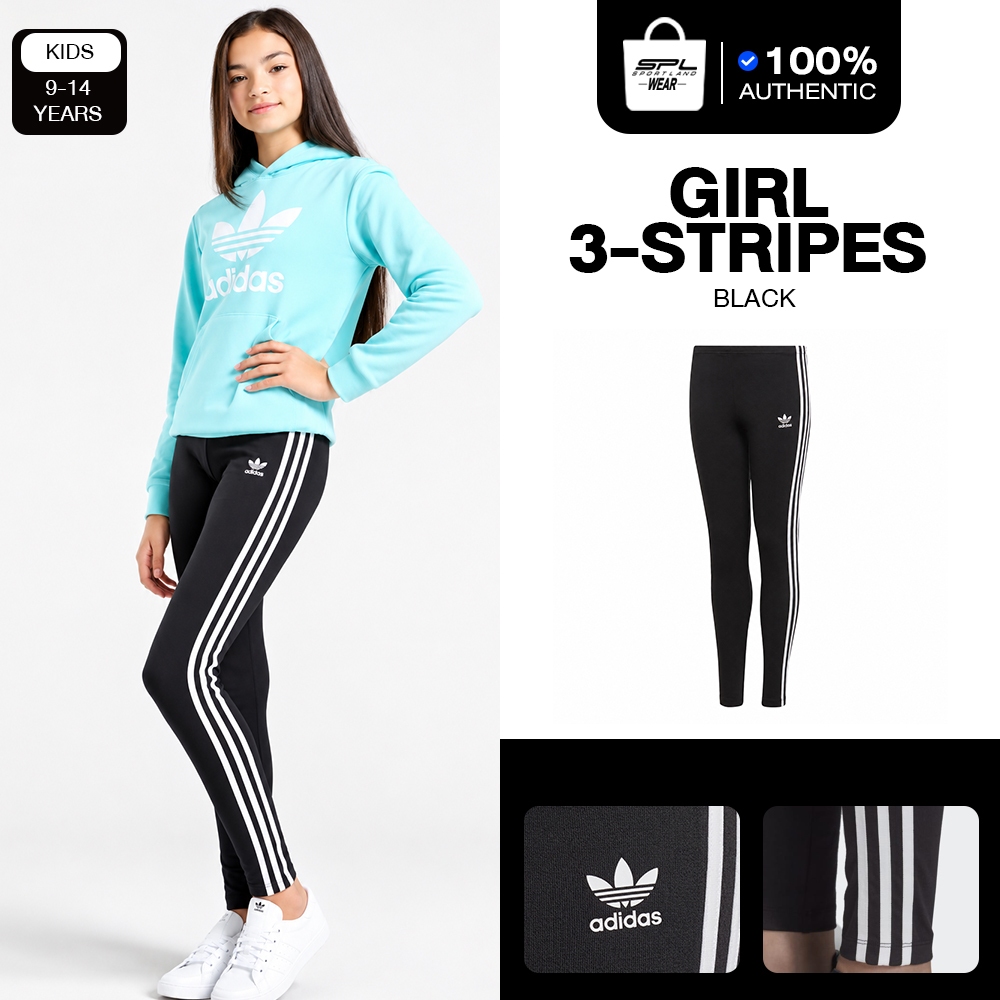 Adidas อาดิดาส กางเกงเลกกิ้ง สำหรับเด็กผู้หญิง OG TR JG LongTights 3S ED7820 BK (1300) EOSS