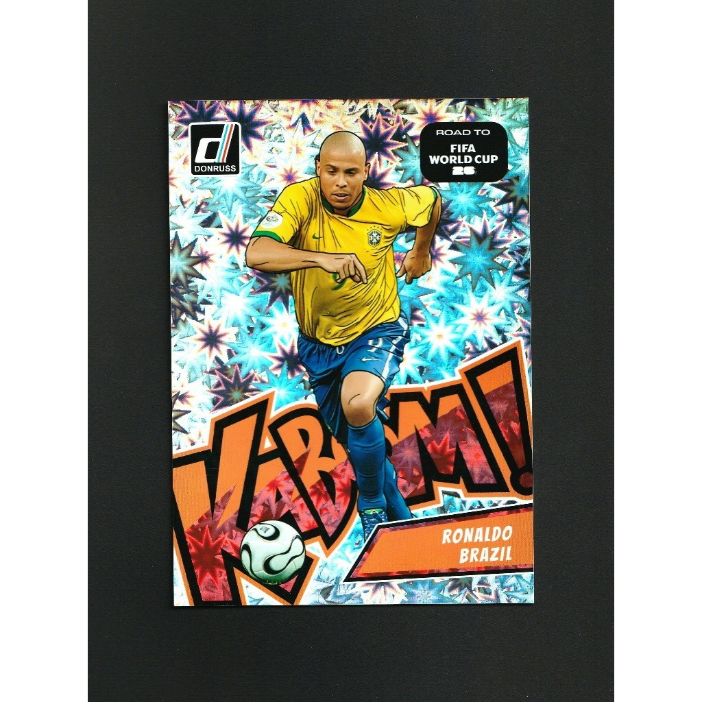 Ronaldo R9 Kaboom Jumbo Oversized (5x7 Inch)  Panini Donruss Road to World Cup #20