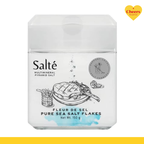 Pure Sea Salt Flakes Salte l ซัลเต้ ดอกเกลือทะเลบริสุทธิ์ 150g.