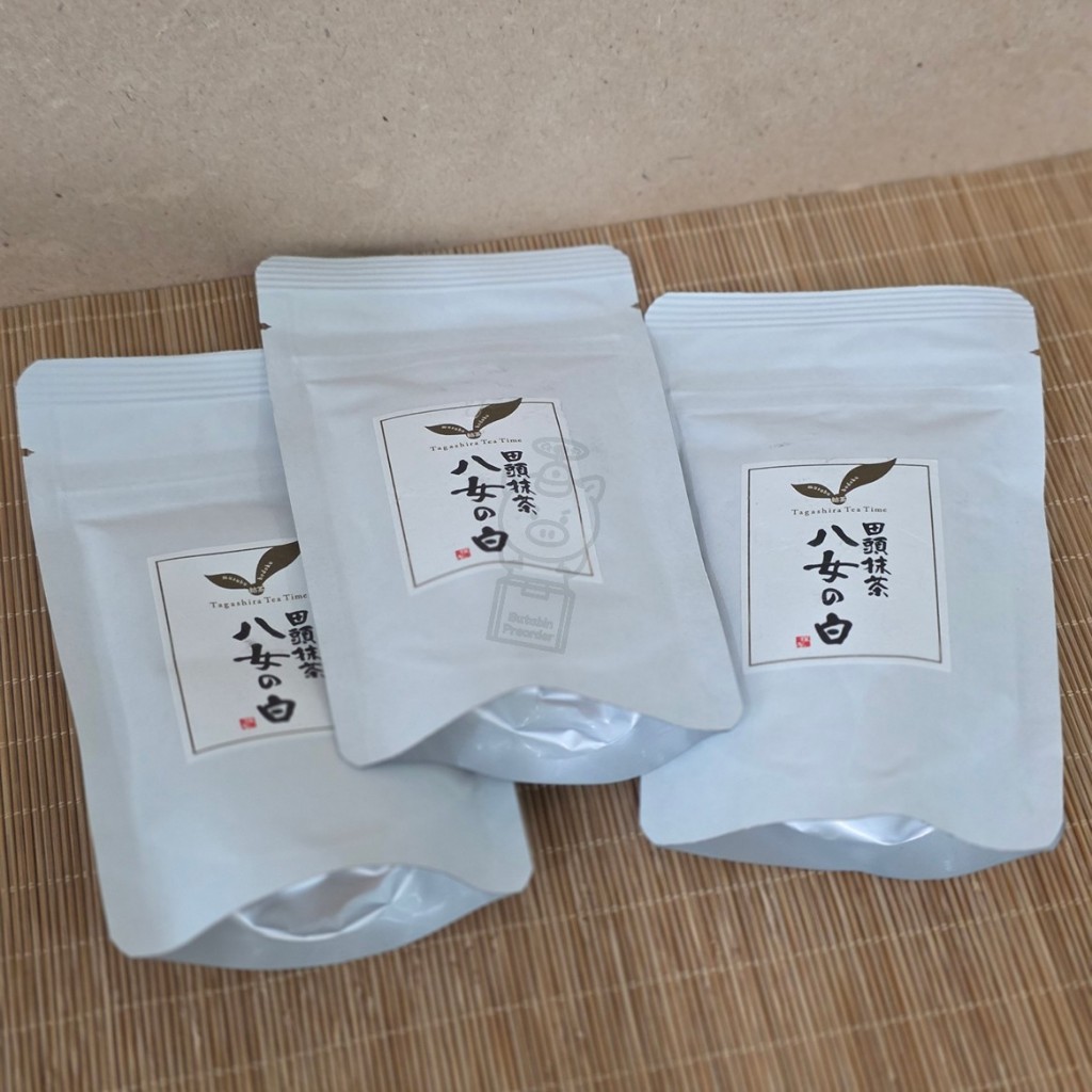 [ พร้อมส่งทันที 🇯🇵 ] มัทฉะ "Yame no Shiro" จาก TagashiraTea ผลิตโดย Hoshino Village ซองขาว Limited ห