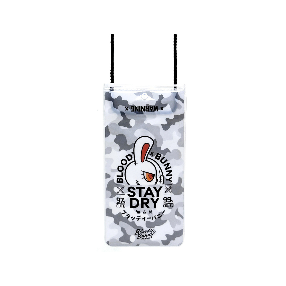 ซองกันน้ำ BLOODY BUNNY (CAMO / WHITE) WATERPROOF POUCH BAG