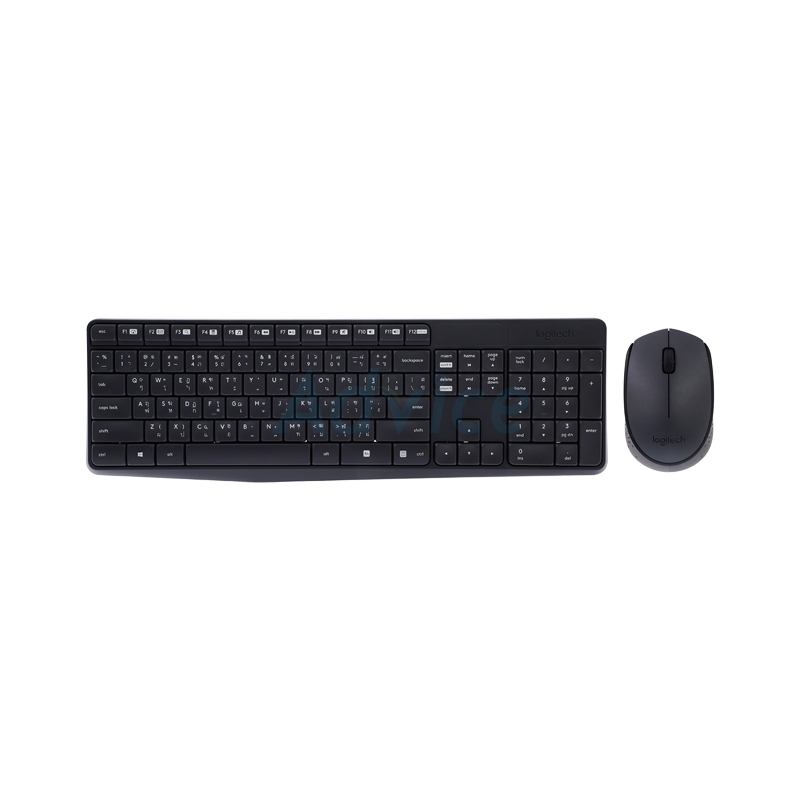 COMBO SET WIRELESS LOGITECH MK235 BLACK