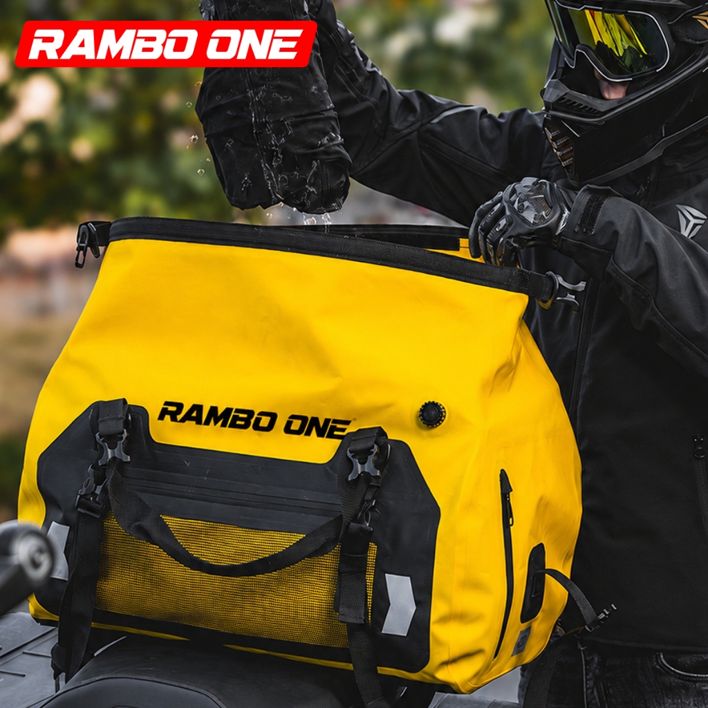 RAMBO ONE ใหม่ MB4 Waterproof Bag กระเป๋าเดินทาง กระเป๋าหลังมอเตอร์ไซค์กันน้ำ เอนกประสงค์ รูปที่ 7