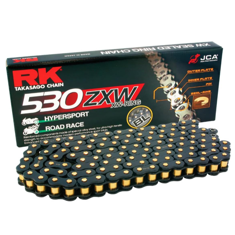 Pre-Order RK โซ่ขับเคลื่อน BL530ZXW-120L_CH-RK-15301zxx 530-120L