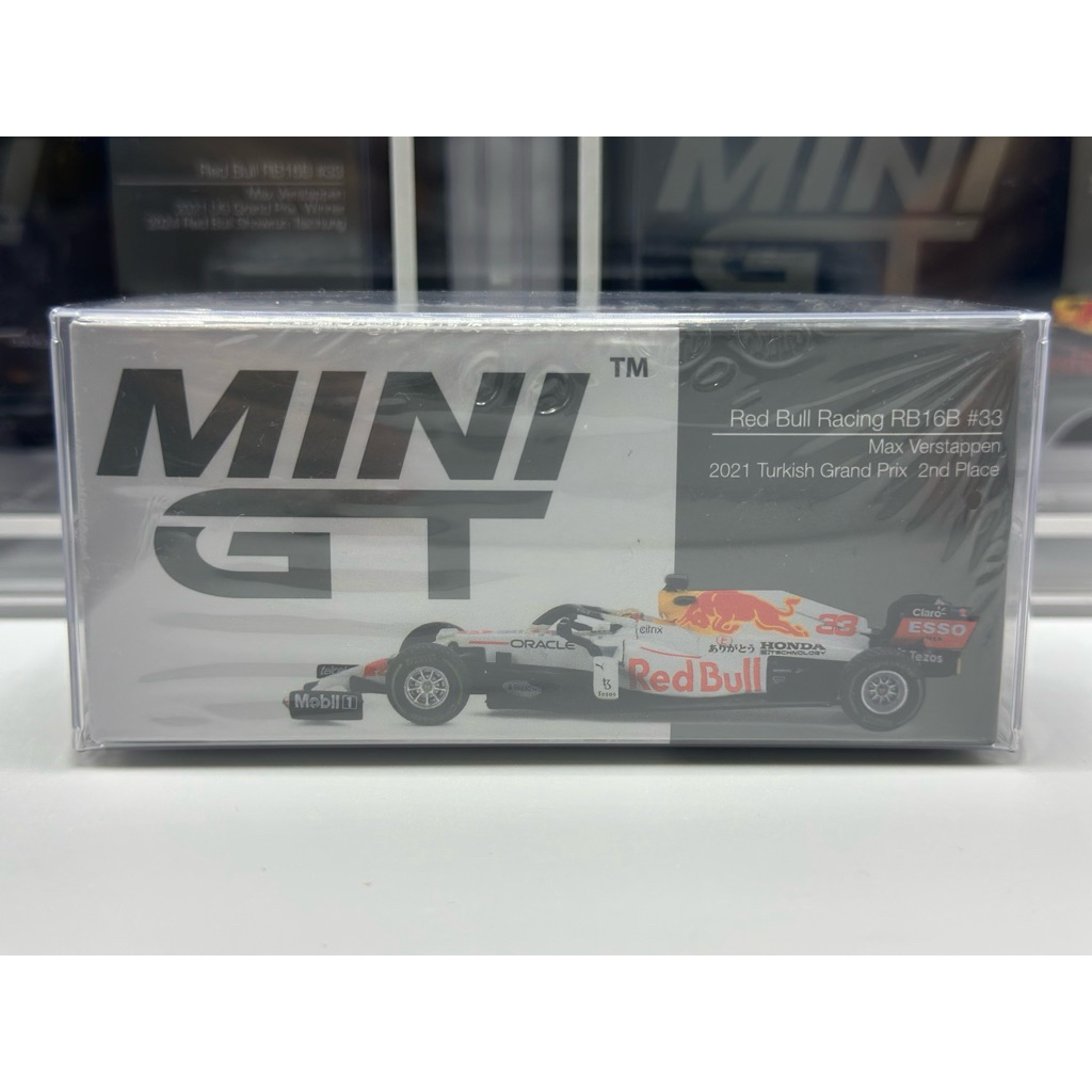 MINI GT F1 Red Bull RB16B #33 Max Verstappen 2021 Turkish Grand Prix 2nd Place  No.680  MGT00680