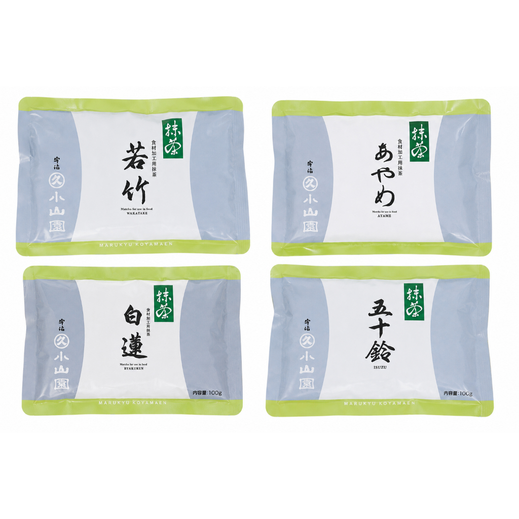 MARUKYU KOYAMAEN ไอริส, ดอกบัวขาว, อิซูซุ, ไผ่อ่อน [มารุคิว โคยามะเอ็น/มัทฉะ] 100กรัม 【มัทฉะคุณภาพสูง】【ส่งตรงจากประเทศญี่ปุ่】น