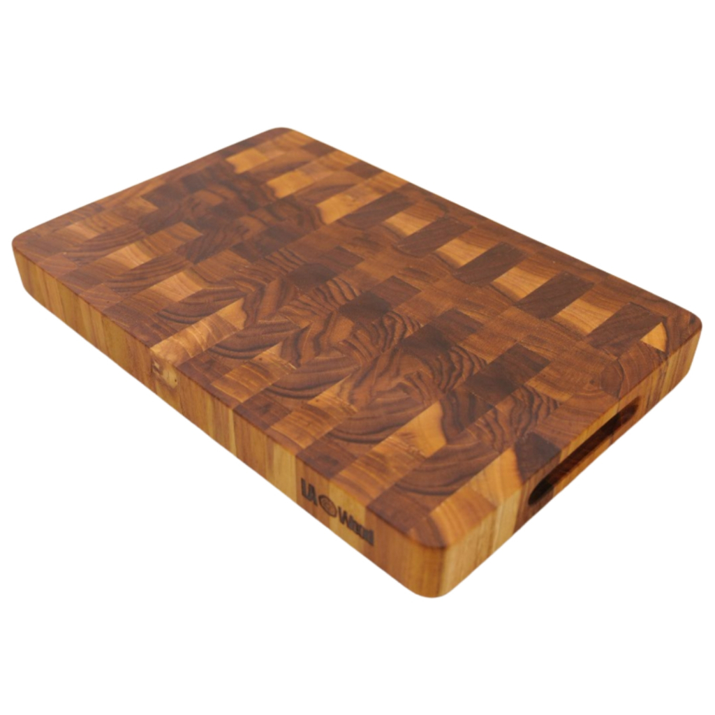 เขียงไม้สักเอนเกรน LAO WOOD รุ่น CB08S