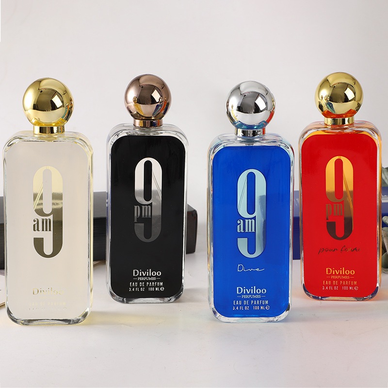น้ำหอม DIVILOO 9PM 9AM Perfume 100 ml หอมสดชื่น ซิตรัส มะกรูด พริกไทยชมพู มะลิ ไม้หอมและอำพัน