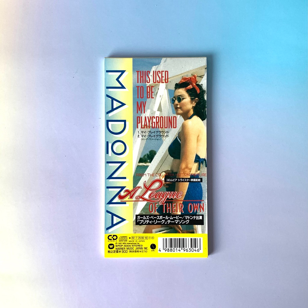 🛒 (พร้อมส่ง) Mini CD มินิซีดีเพลง/แผ่น3นิ้ว: Madonna — This Used To Be My Playground (Japan Edition)