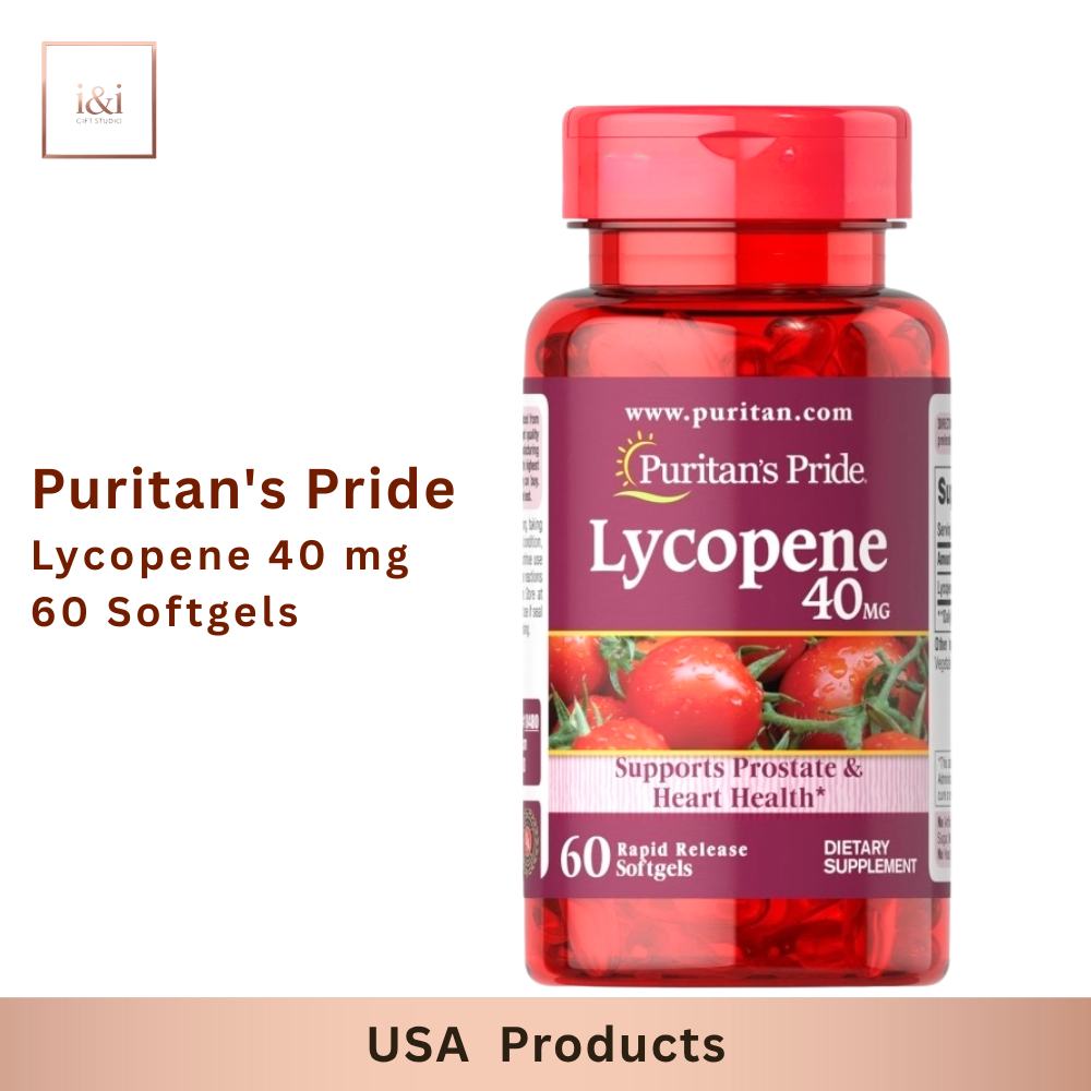 Puritan's Pride Lycopene 40 mg 60 Softgels
