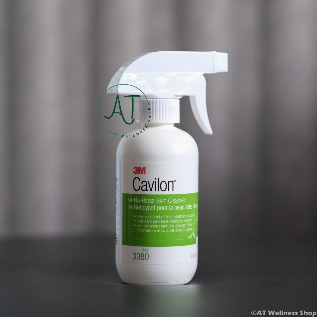 (ของแท้จากบริษัท) Cavilon No Rinse Skin Cleanser คาวิลอน ชนิดสเปรย์ ทำความสะอาดไม่ต้องล้างออกด้วยน้ำ 236 ml