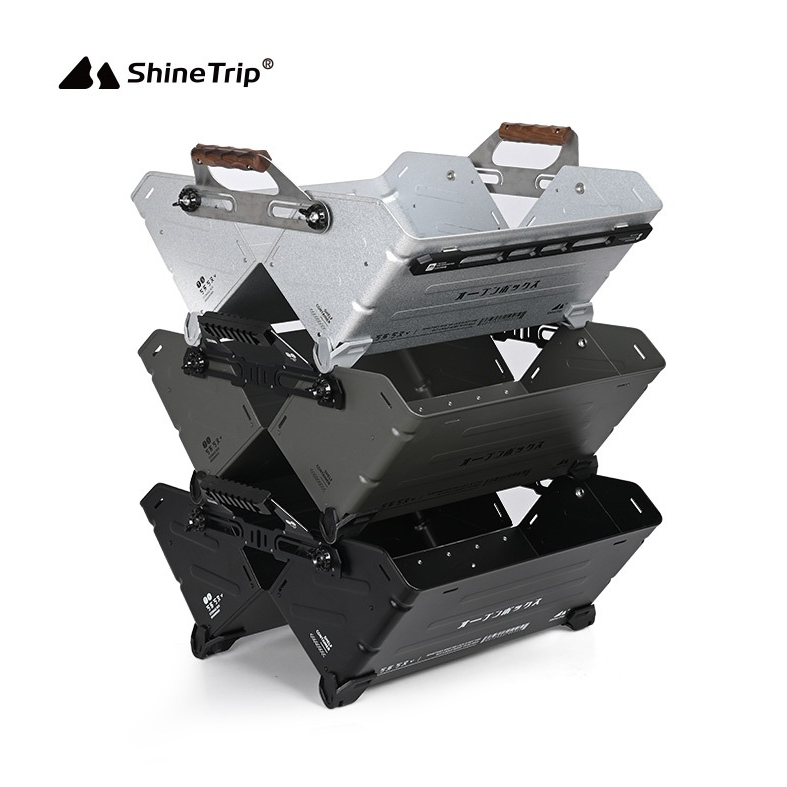Shinetrip​ SHELF CONTAINER 25L-50L รุ่น a458 igt กล่องเก็บของอเนก​ประสงค์ พับซ้อนได้หลายชั้น