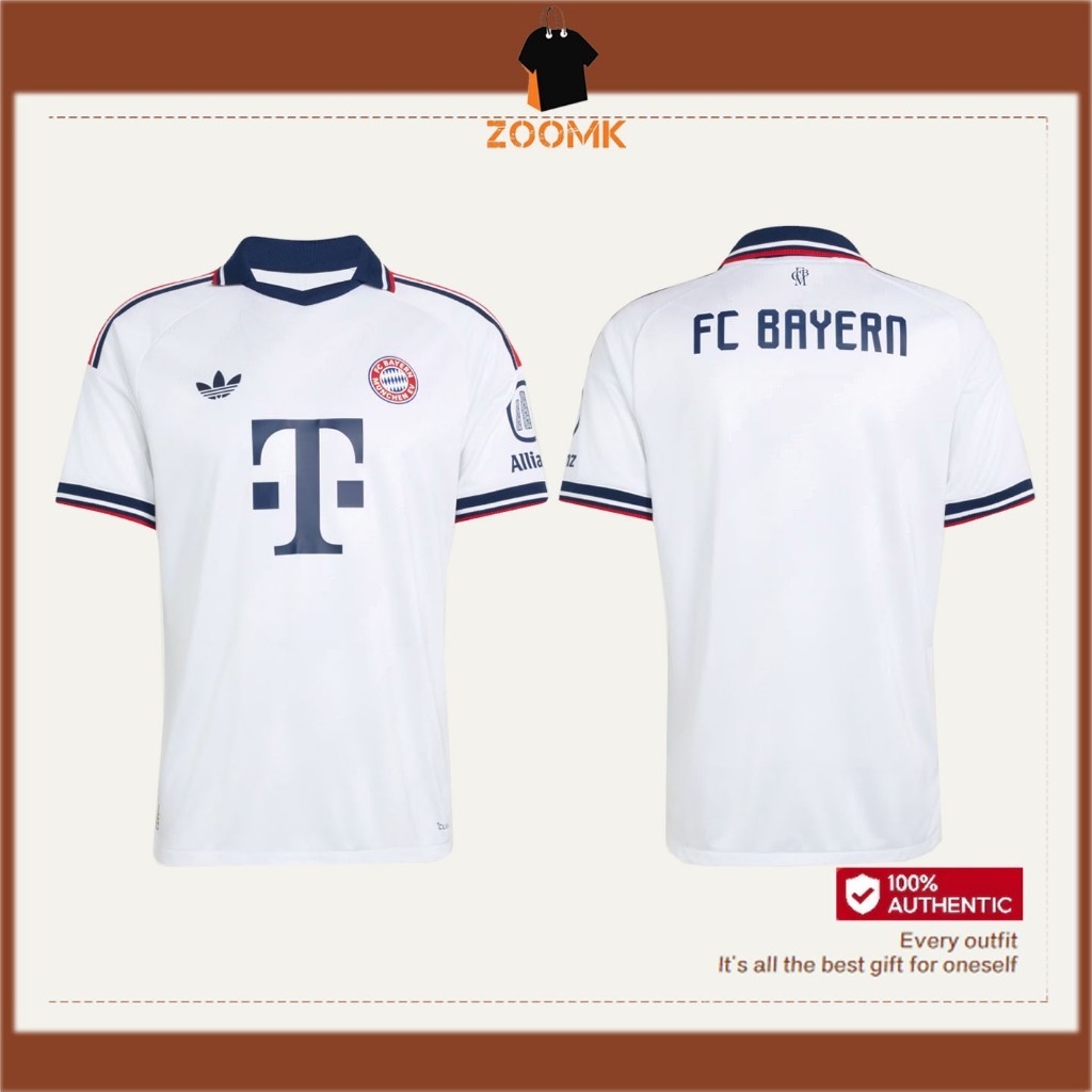 Bayern Munich 26/27 Authentic Away Jersey รับประกันแท้ 100%