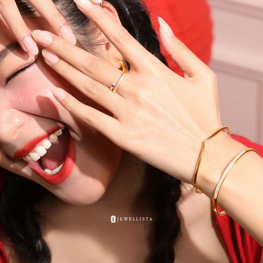 Jewellista سوار فضة 925 ‏Varinya بزركون — صورة 8