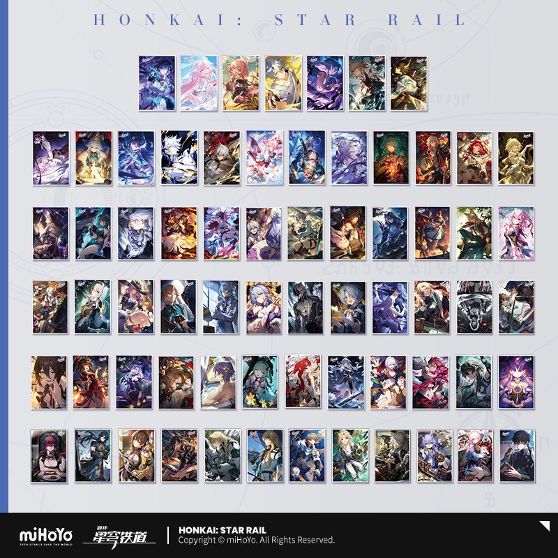 [ พร้อมส่ง / Official ] Honkai Star Rail Light Cone Acrylic Shikishi ฮงไค สตาร์เรล ชิกิชิ อะคริลิค LC Phainon Cyrene