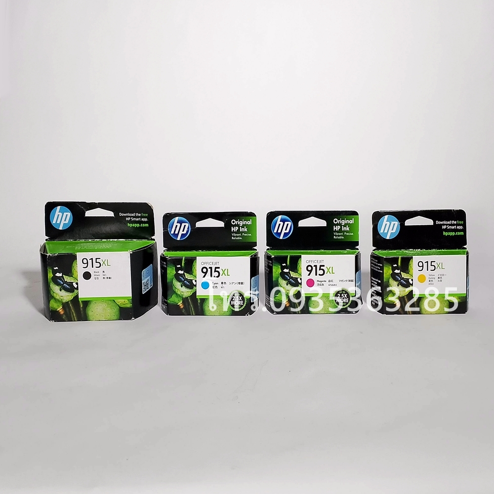 HP 915XL Ink 915xl Black /915xl C /915xl M /915xl Y  หมึกอิงค์เจ็ท OfficeJet Pro 8020 8022 8026 8028