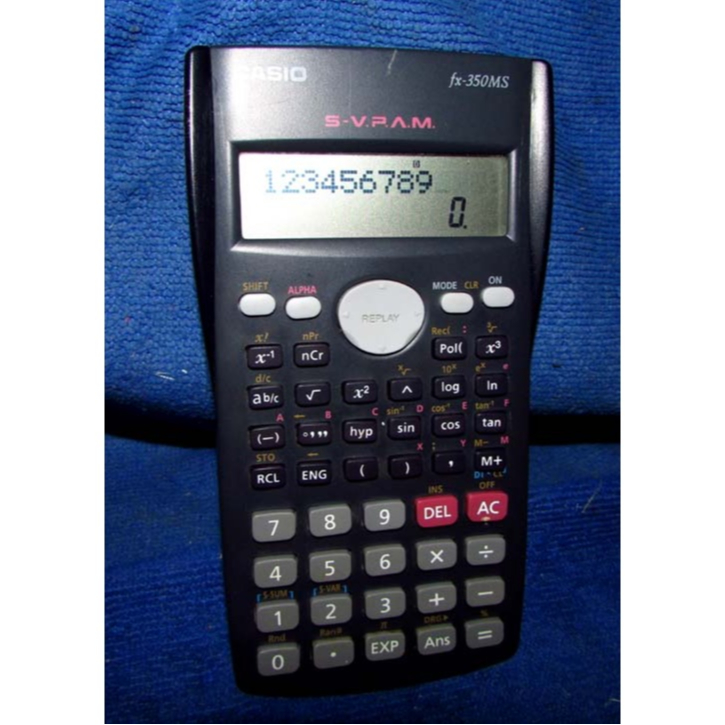 เครื่องคิดเลขวิทยาศาสตร์ Casio รุ่น FX-350MS มือสอง