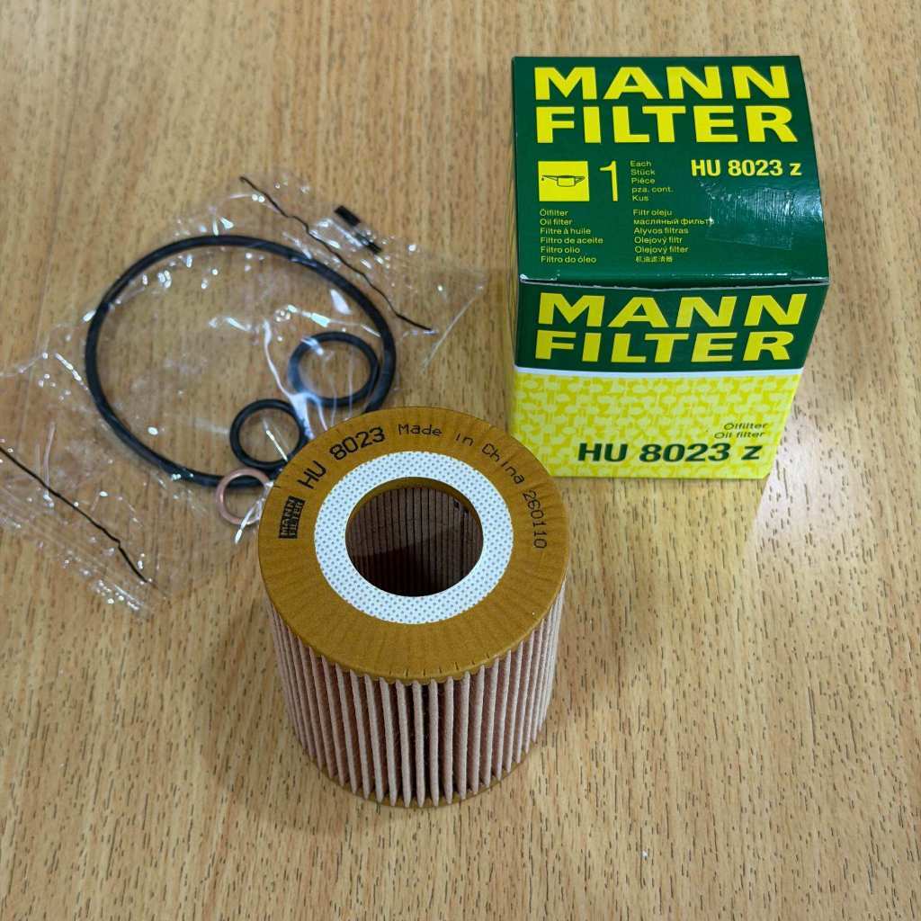 กรองน้ำมันเครื่อง N42 N46 E46 E90 ยี่ห้อ Mann Filter **HU815/2X เปลี่ยนเบอร์พาสใหม่เป็น**HU8023Z ครั