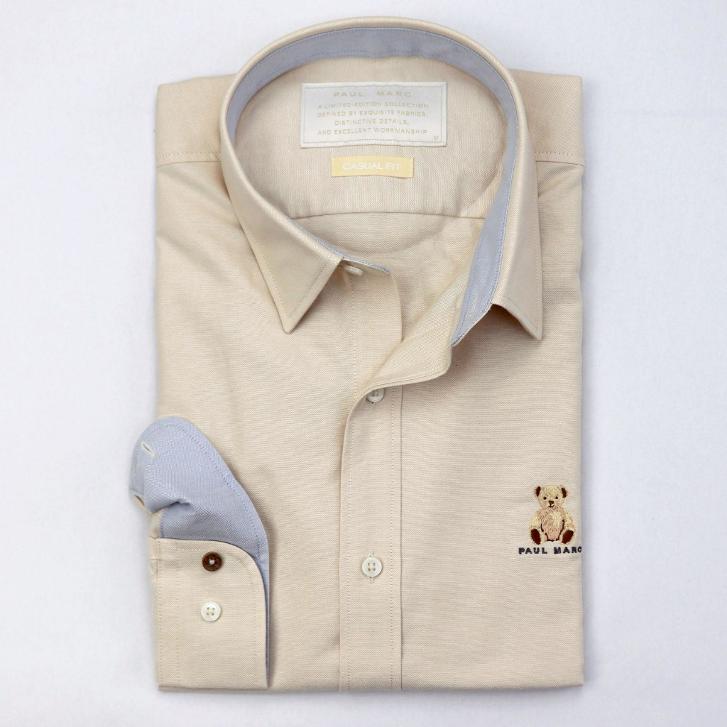 PAUL MARC قميص أكسفورد PM BEAR ‏Casual Fit — صورة 6
