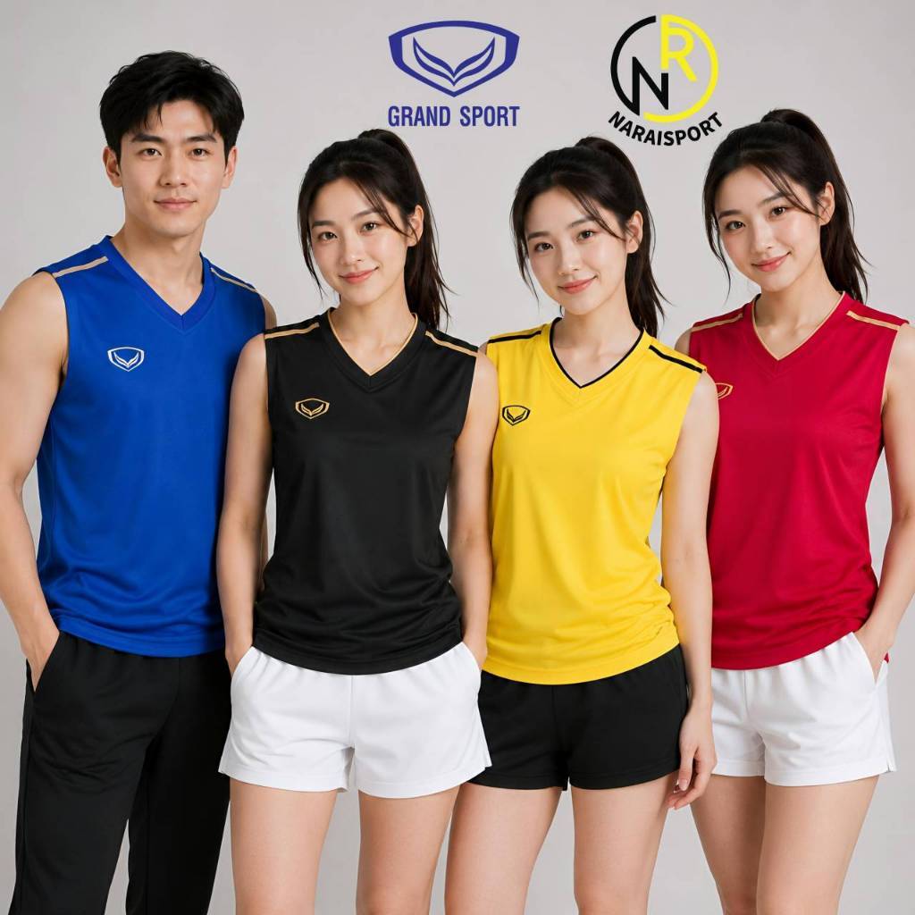 ***ของแท้ส่งไว*** GRAND SPORT : เสื้อแขนกุด เสื้อวิ่ง เสื้อกีฬา 11572 ใส่ได้ทั้งชายหญิง 11000 เสื้อแขนกุด