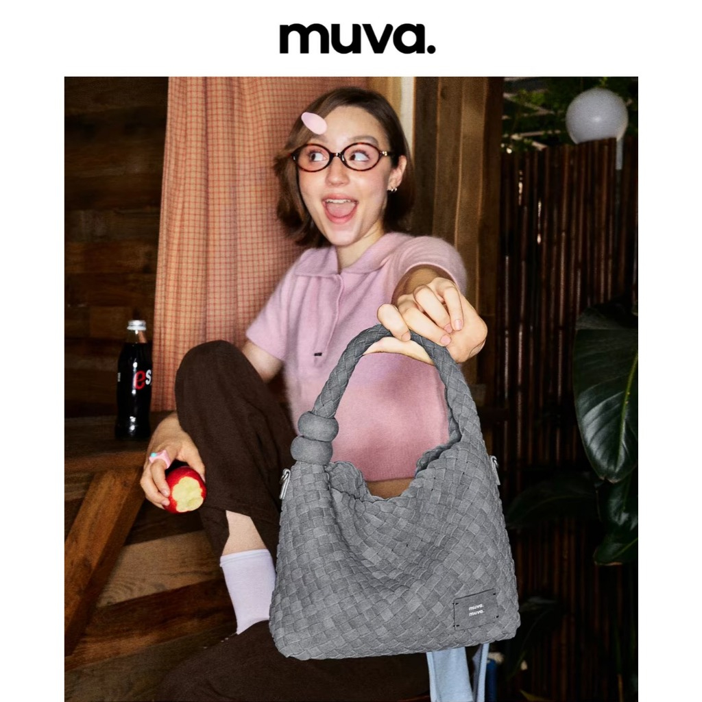Muva Mini Bead Woven  Bag ของแท้ 100% กดจาก Official Muva