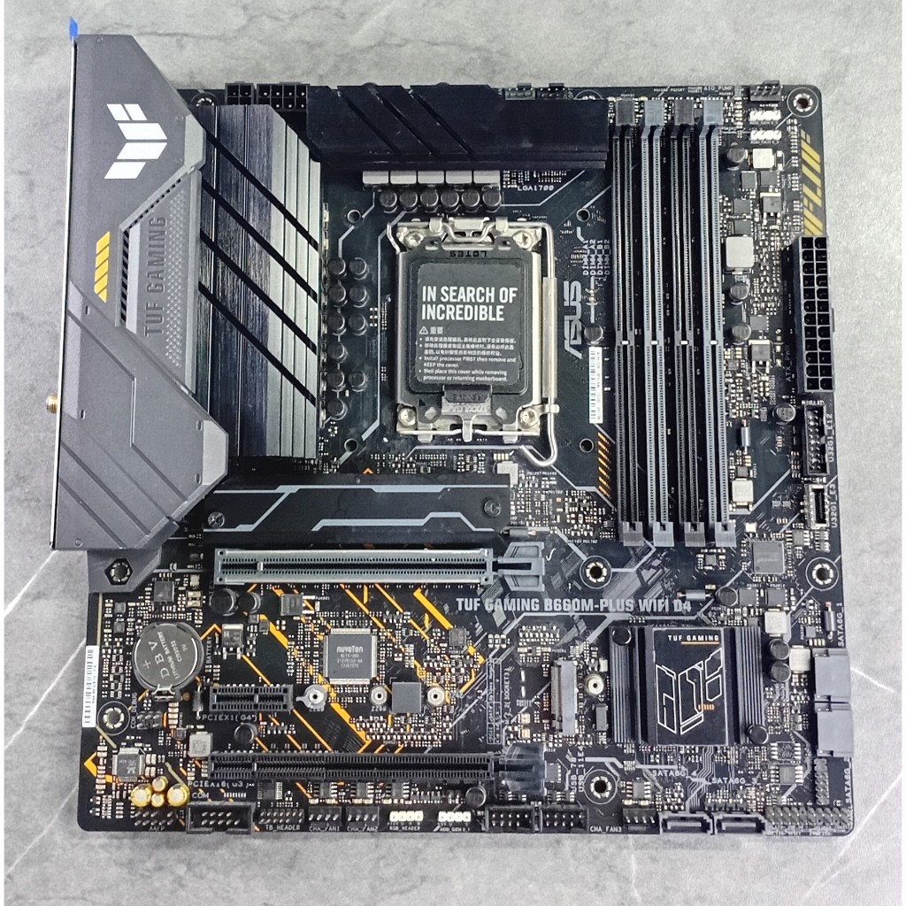 MAINBOARD (เมนบอร์ด) ASUS TUF GAMING B660M-PLUS WIFI D4 (DDR4) (SOCKET LGA 1700) (MICRO-ATX)