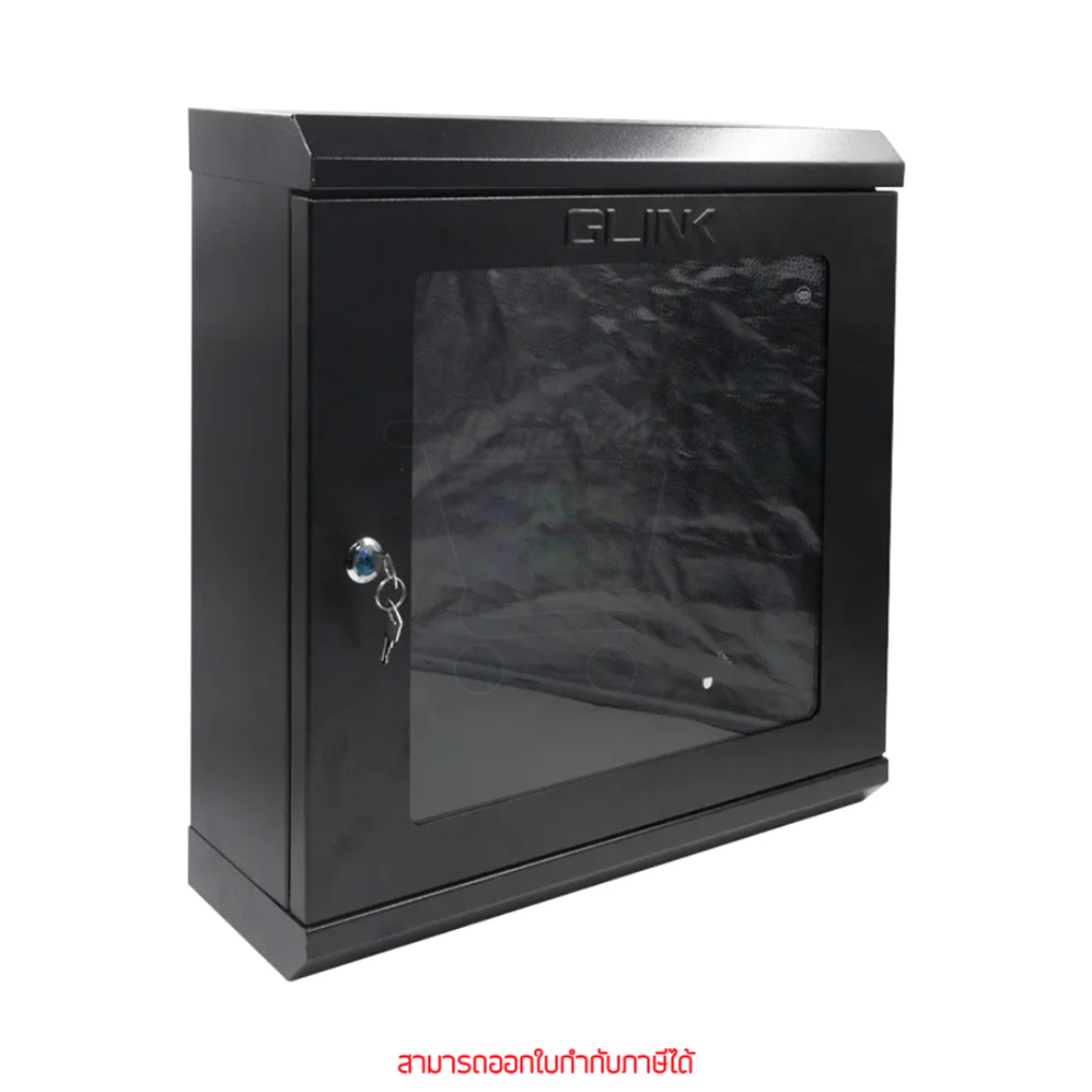 Glink GWC-01 Cabinet Wall Rack 60x15x60cm Black ตู้แร็ค by panstore
